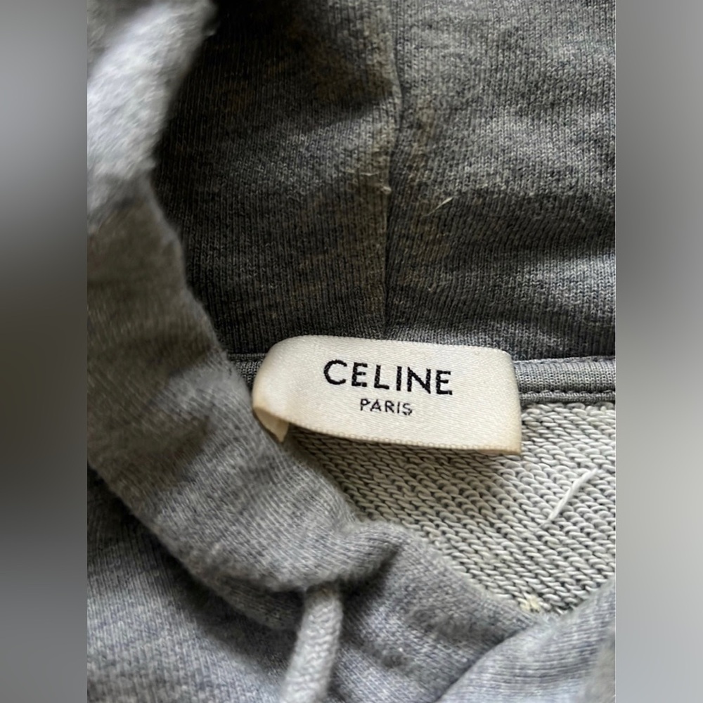 CELINE studded gray hoodie - Picture 9 of 10